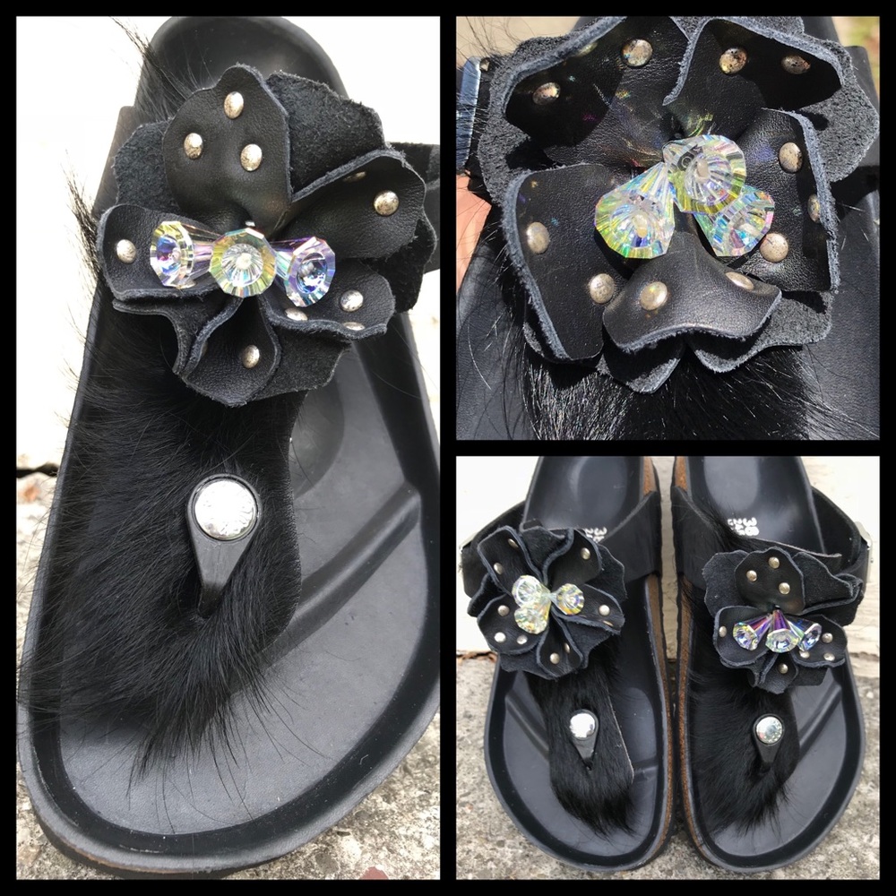 Birkenstock Gizeh Luxor Swarovski Crystal Size 38